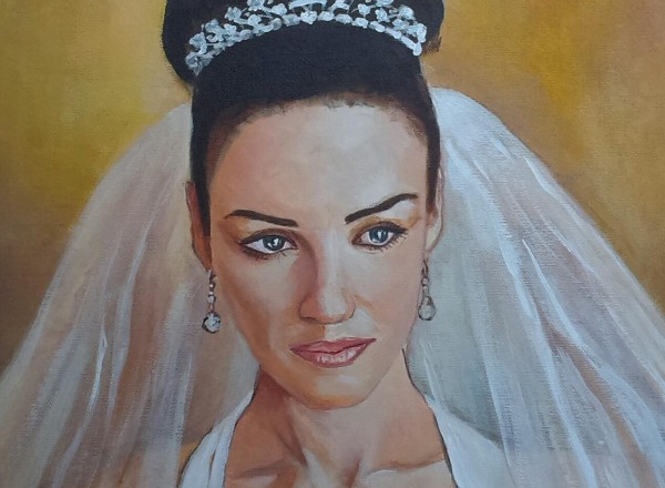 Portrait of bride